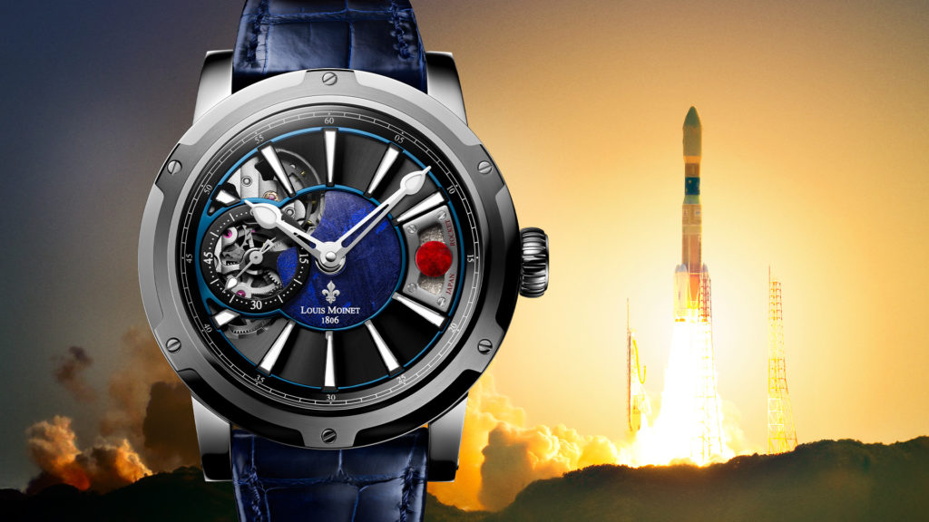 Black and Rose Gold Rougois Rocket Watch